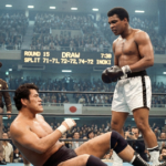 Muhammad Ali fights Japanese wrestling star to 15-round split draw