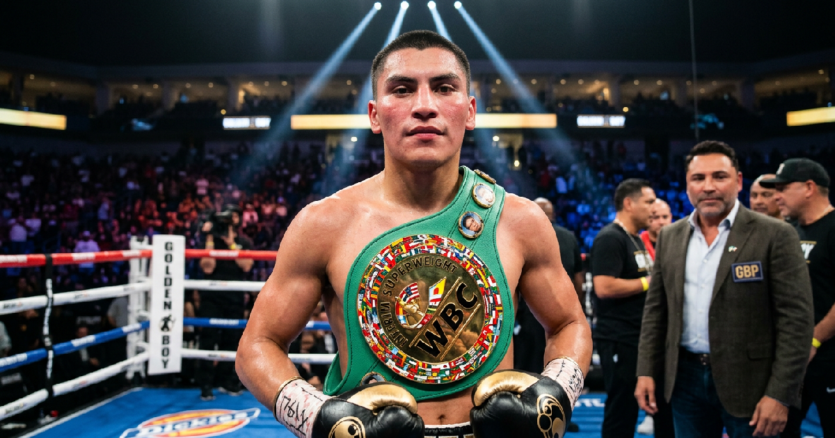 Oscar De La Hoya calls Vergil Ortiz Jr. the most ducked fighter in boxing