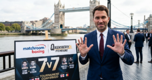 Eddie Hearn confirms talks for 14-fighter tournament against Queensberry 2 Eddie Hearn confirms talks for 14-fighter tournament against Queensberry