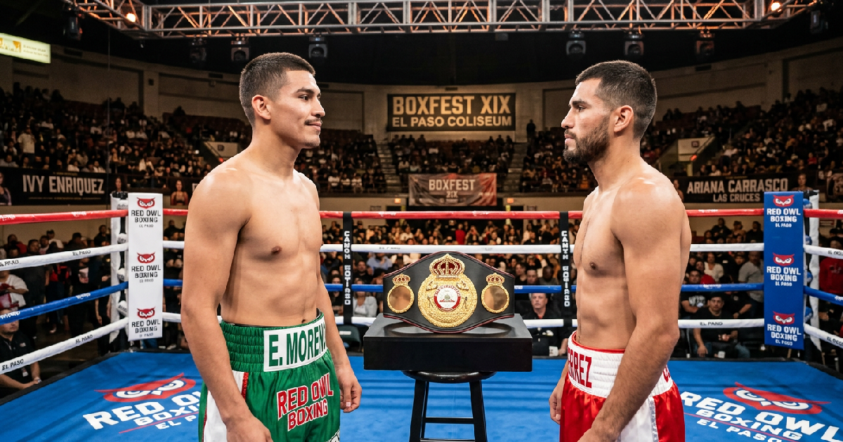 Red Owl Boxing sets Emanuel Moreno versus Guillermo Gutierrez for August 7 title fight