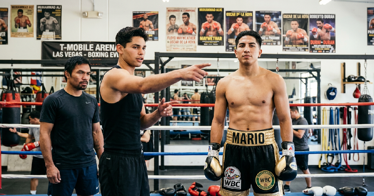 Ryan Garcia Manny Pacquiao Mario Barrios: Ryan Garcia names Mario Barrios as Manny Pacquiao's path to oldest champion at 47