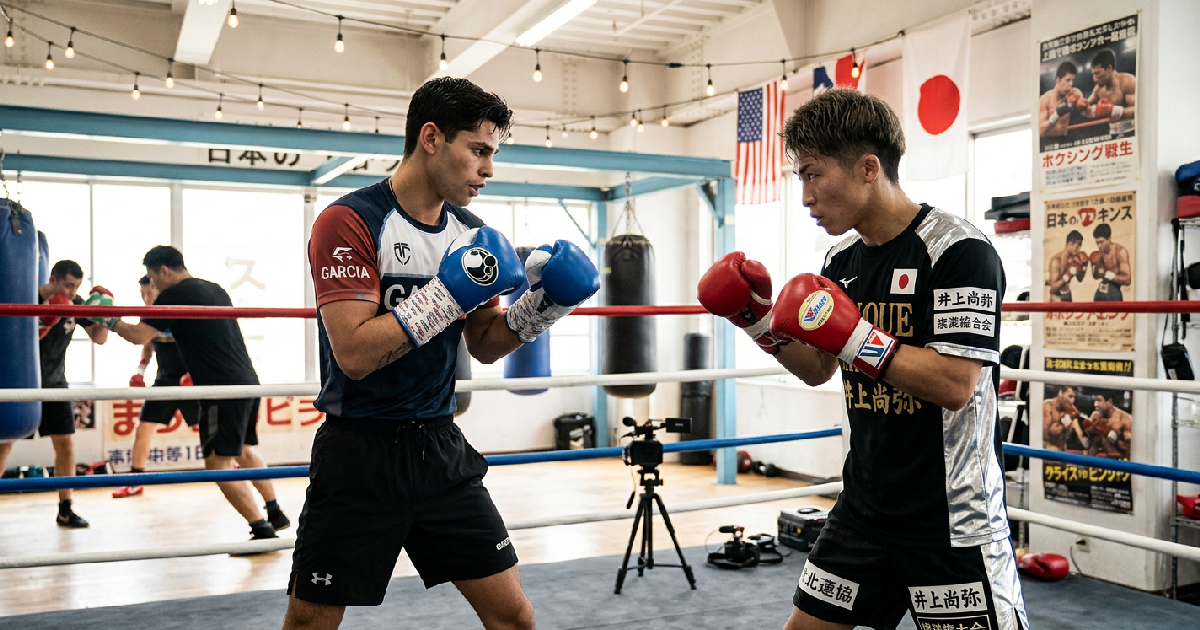 Ryan Garcia targets training session with Naoya Inoue in Tokyo