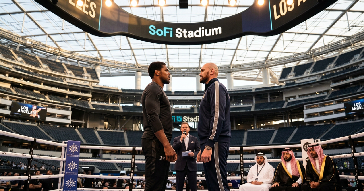 Saudi officials explore SoFi Stadium for Anthony Joshua, Tyson Fury November bout