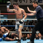 Seigo Yuri Akui stops Lourinz Biasong in fifth round of 115-pound debut