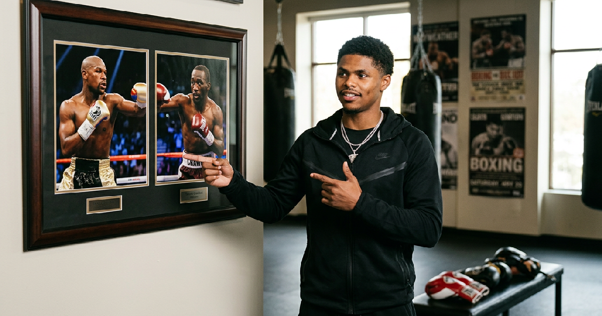 Shakur Stevenson names Floyd Mayweather Jr. as only boxer to challenge Terence Crawford