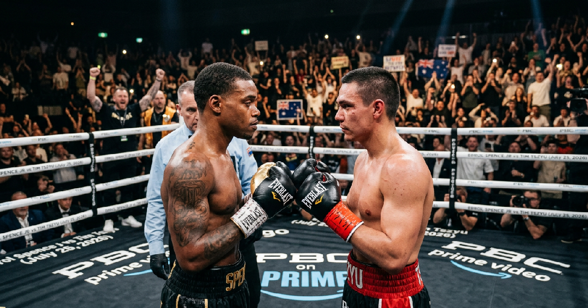 Shakur Stevenson picks Errol Spence Jr. to beat Tim Tszyu in 2026 bout