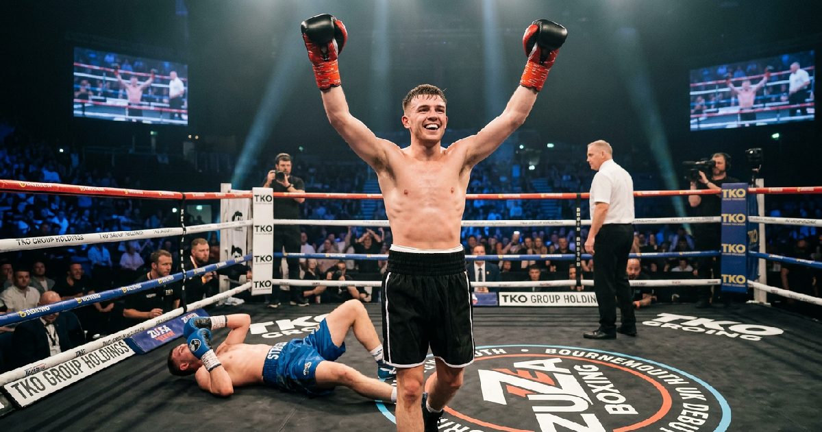 Stevie McKenna stops Casey James Streeter in 64 seconds at Zuffa Boxing UK debut