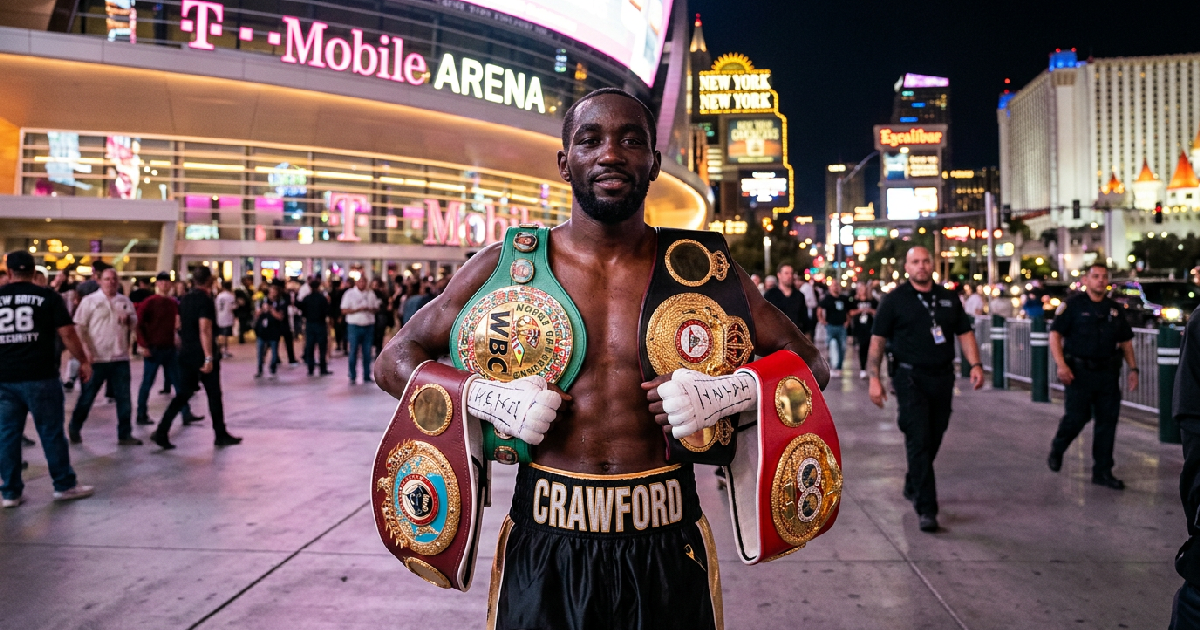 Terence Crawford rejects Errol Spence Jr.'s excuses for T-Mobile Arena TKO loss