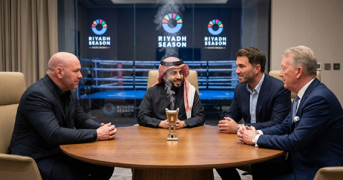 Turki Alalshikh promotional wars: Turki Alalshikh announces summit with Dana, Frank Warren, DAZN to end promotional conflicts