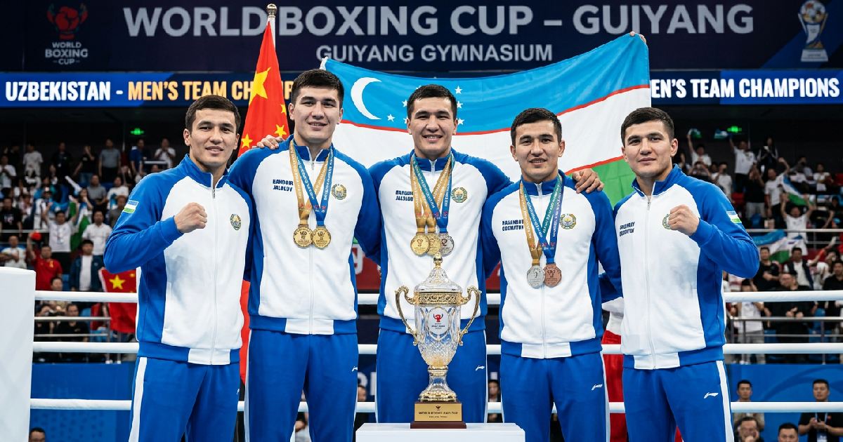 Home 1 Uzbekistan boxing team claims 12 medals at World Boxing Cup in Guiyang