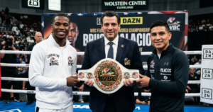 WBC commemorative belt: WBC unveils commemorative belt for Bruce Carrington vs René Palacios on July 4, 2026