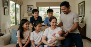 Who are the members of Manny Pacquiao's household?