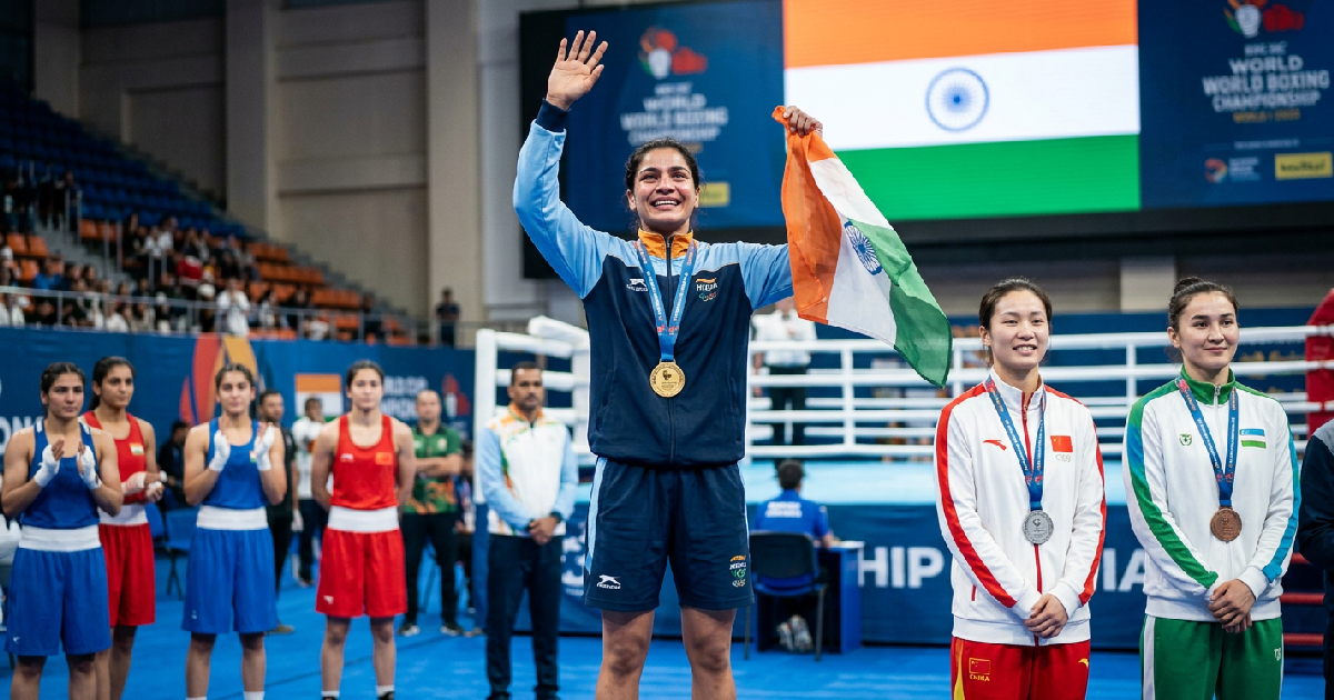 Jaismine Lamboria claims World No. 1 in women's 57kg boxing on June 4