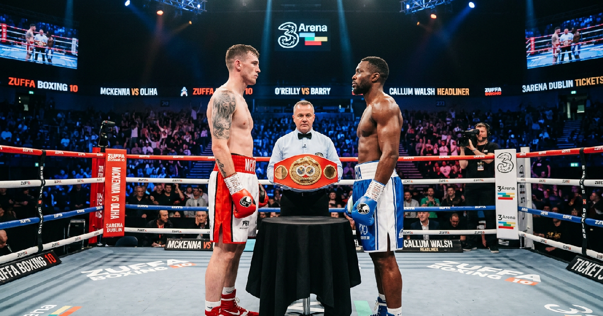 Zuffa Boxing 10: Aaron McKenna world title fight and Callum Walsh return set for Dublin show