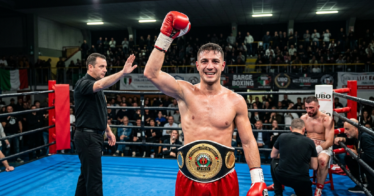 Alessio Terragno TKO: Alessio Terragno claims UBO title as Petros Alifantaros fight ends in controversial TKO