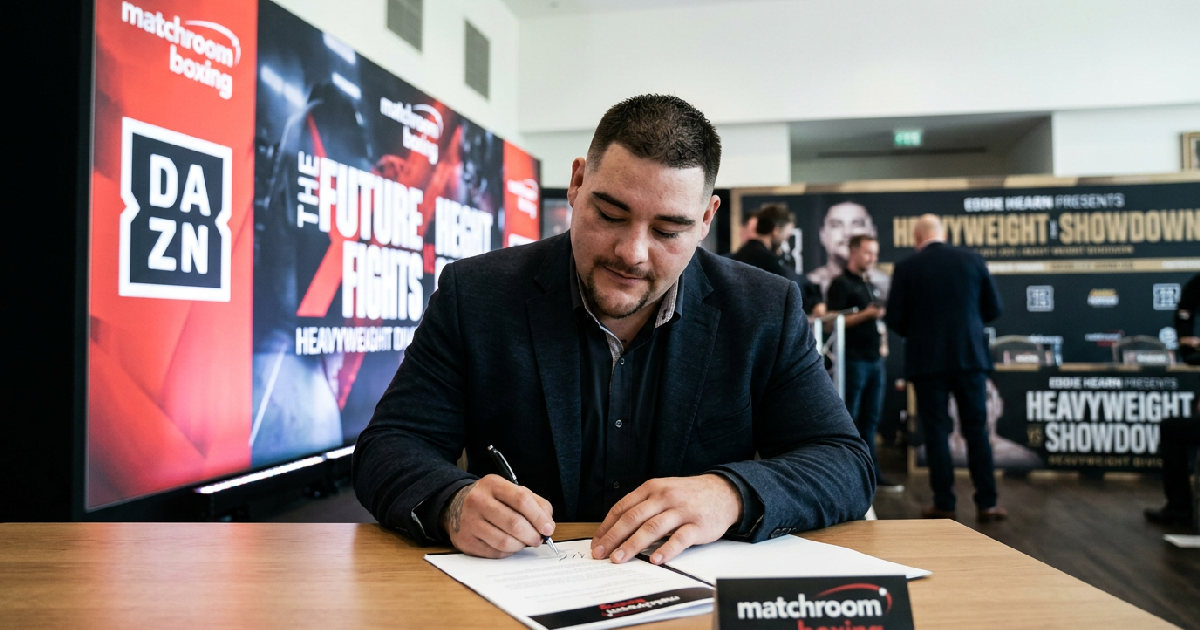 Andy Ruiz signs: Andy Ruiz Jr. signs multi-fight Matchroom deal, targets September 4 return