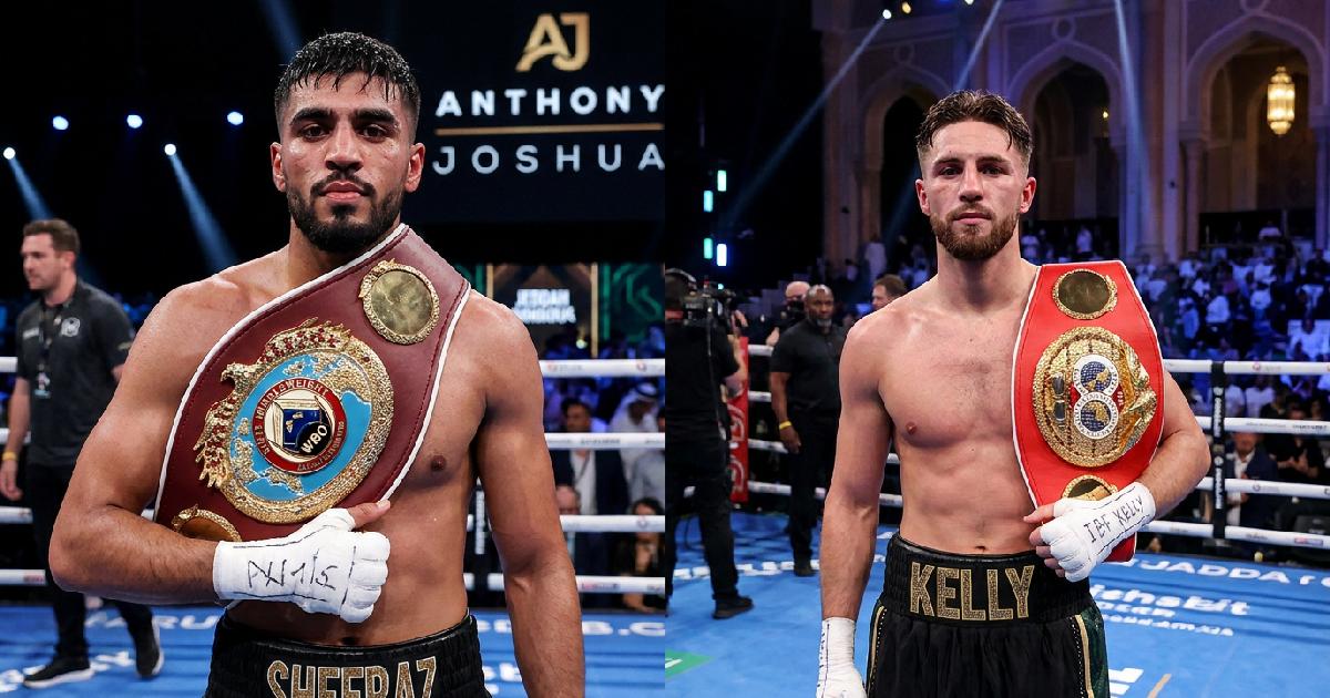 Sheeraz, Kelly Defend Titles on Anthony Joshua Undercard in Jeddah