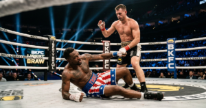 Austin Trout knockout: Austin Trout Suffers Brutal Knockout After Apollo Creed Entrance at BKFC Liberty Brawl