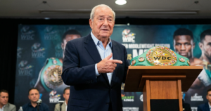 Bob Arum backs Christian Mbilli to KO Canelo Alvarez 2 Bob Arum backs Christian Mbilli to KO Canelo Alvarez