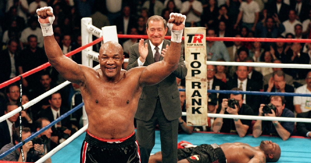 Bob Arum George Foreman Michael Moorer: Bob Arum names George Foreman's 1994 knockout of Michael Moorer his proudest moment