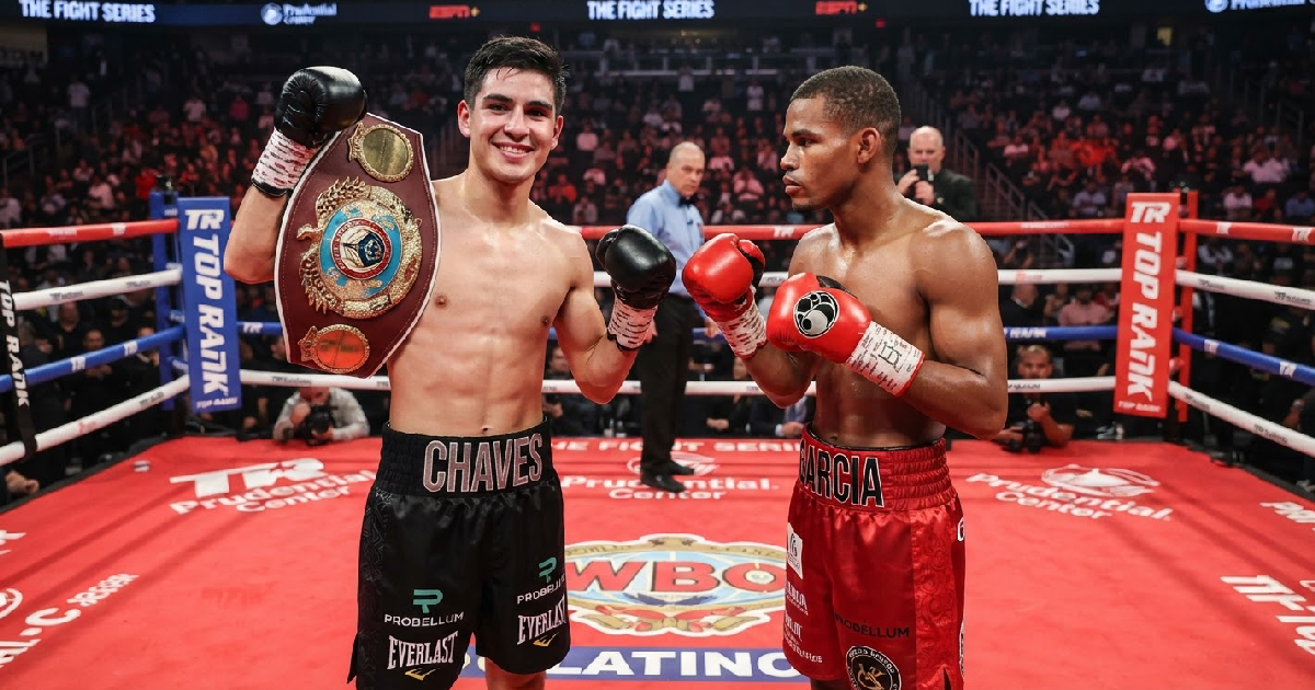 Chaves Garcia WBO title: Alan Chaves readies WBO Latino title defense against Eridson Garcia at Prudential Center