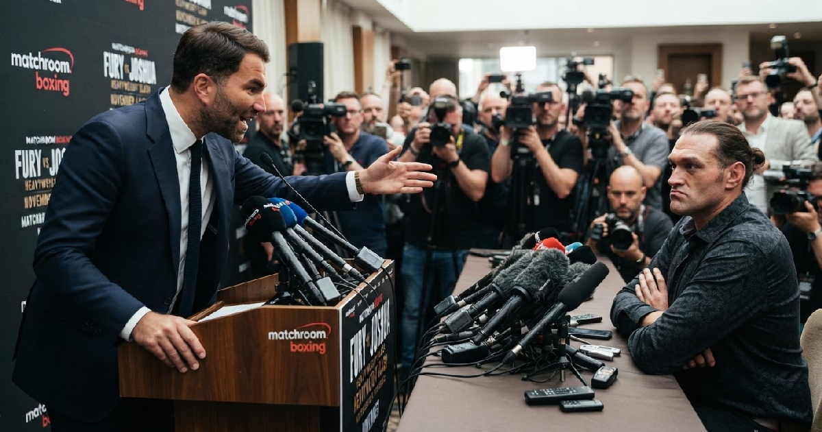 Eddie Hearn Tyson Fury reliability: Eddie Hearn disputes Tyson Fury’s reliability for proposed Anthony Joshua November fight