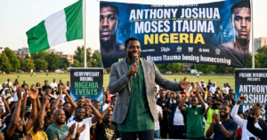 Ezekiel Adamu targets Anthony Joshua vs Moses Itauma fight in Nigeria 2 Anthony Joshua vs Moses Itauma Nigeria: Ezekiel Adamu targets Anthony Joshua vs Moses Itauma fight in Nigeria