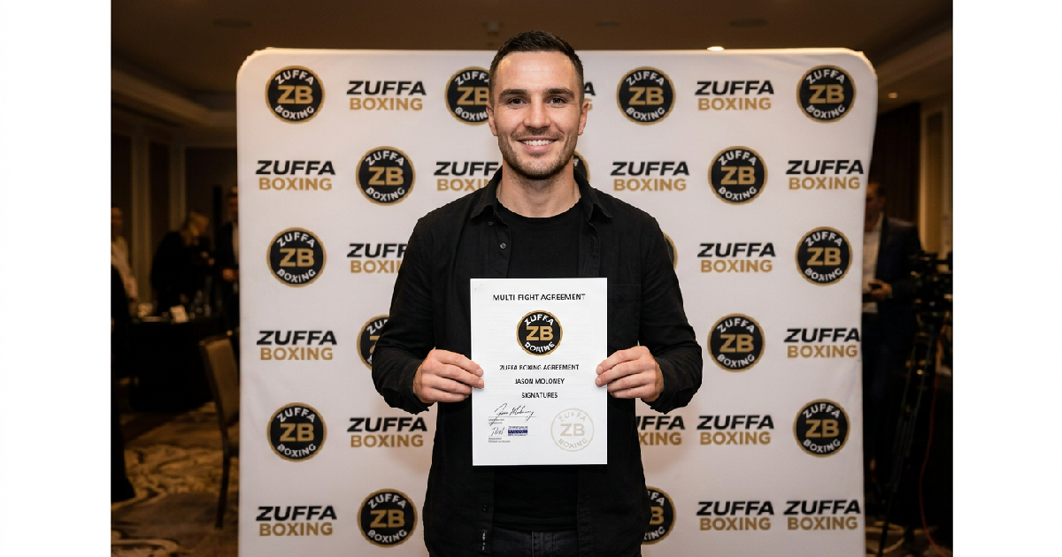 Zuffa Boxing Jason Moloney: Jason Moloney signs multi-fight deal with Zuffa Boxing on Tuesday