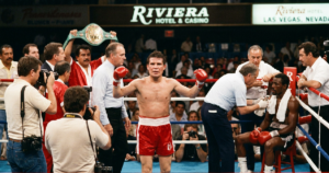 Julio Cesar Chavez Roger Mayweather 41 years ago today: Julio Cesar Chavez stopped Roger Mayweather 41 years ago today to...