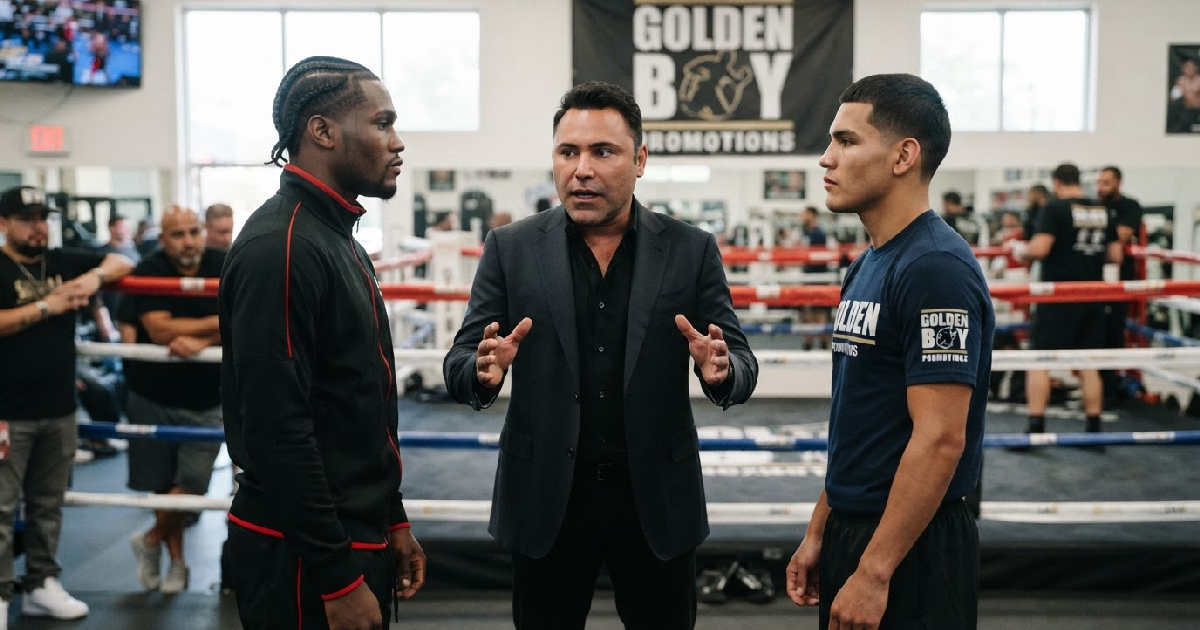 Home 1 Oscar De La Hoya pushes for Jaron Ennis vs Vergil Ortiz Jr. showdown