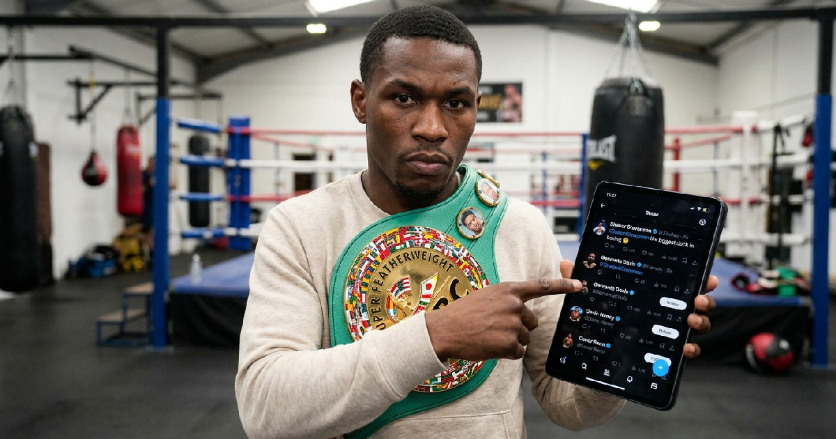OShaquie Foster calls: O’Shaquie Foster calls Shakur Stevenson "biggest duck in boxing" on July 11