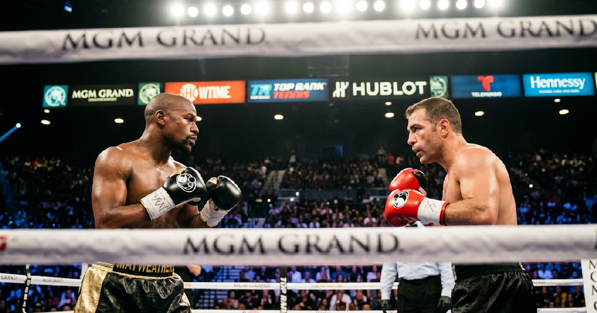 Reports suggest Floyd Mayweather crossover boxing match