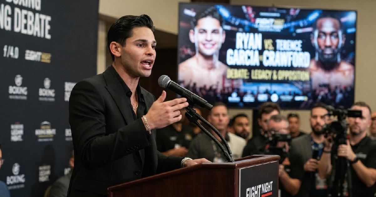 Ryan Garcia questions Crawford opposition: Ryan Garcia Intensifies Boxing Debate, Questions Terence Crawford's Opponent Qu...
