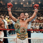 Salvador Sanchez defended titles against Azum