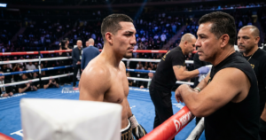 Teofimo Lopez admits father failed him against Shakur Stevenson as he moves to welterweight 2 Teofimo Lopez admits father failed him against Shakur Stevenson as he moves to welterweight