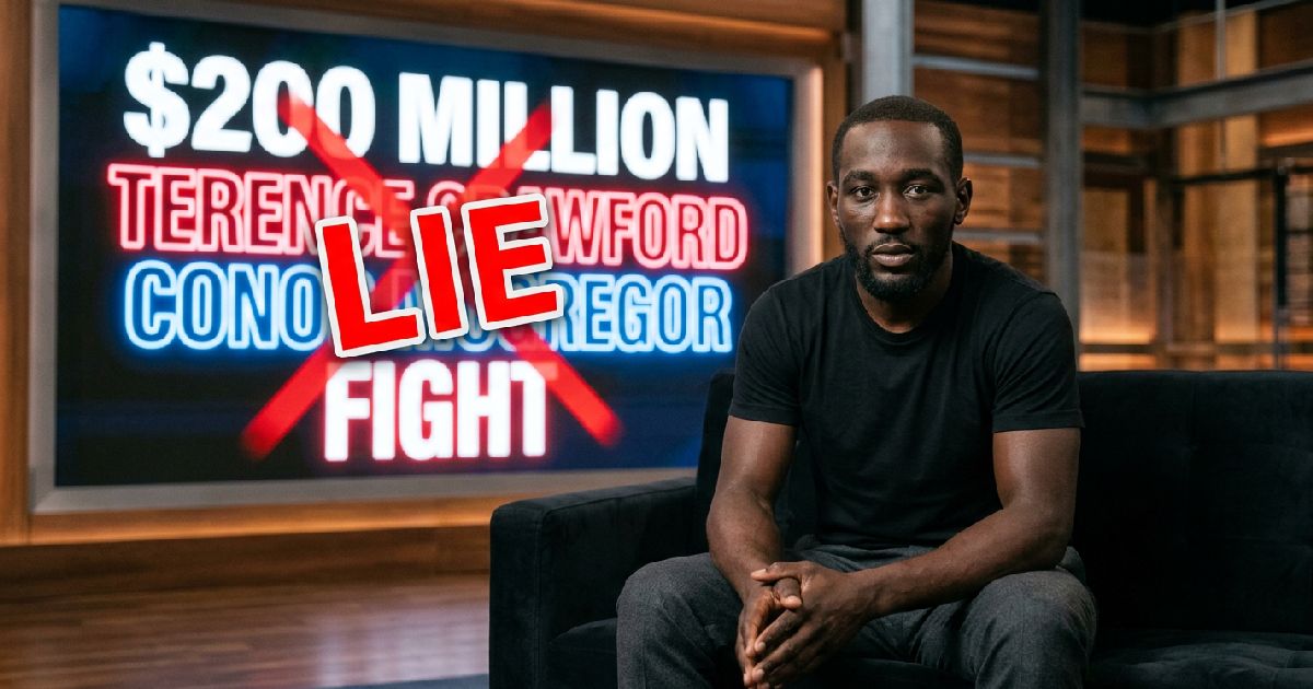 Terence Crawford Conor McGregor fight: Terence Crawford labels Conor McGregor's $200 million fight offer a 'lie'