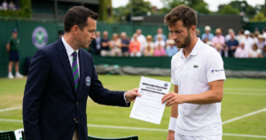 Wimbledon issues £34,000 in fines, Corentin Moutet pays £5,600 2 Wimbledon issues 34000: Wimbledon issues £34,000 in fines, Corentin Moutet pays £5,600