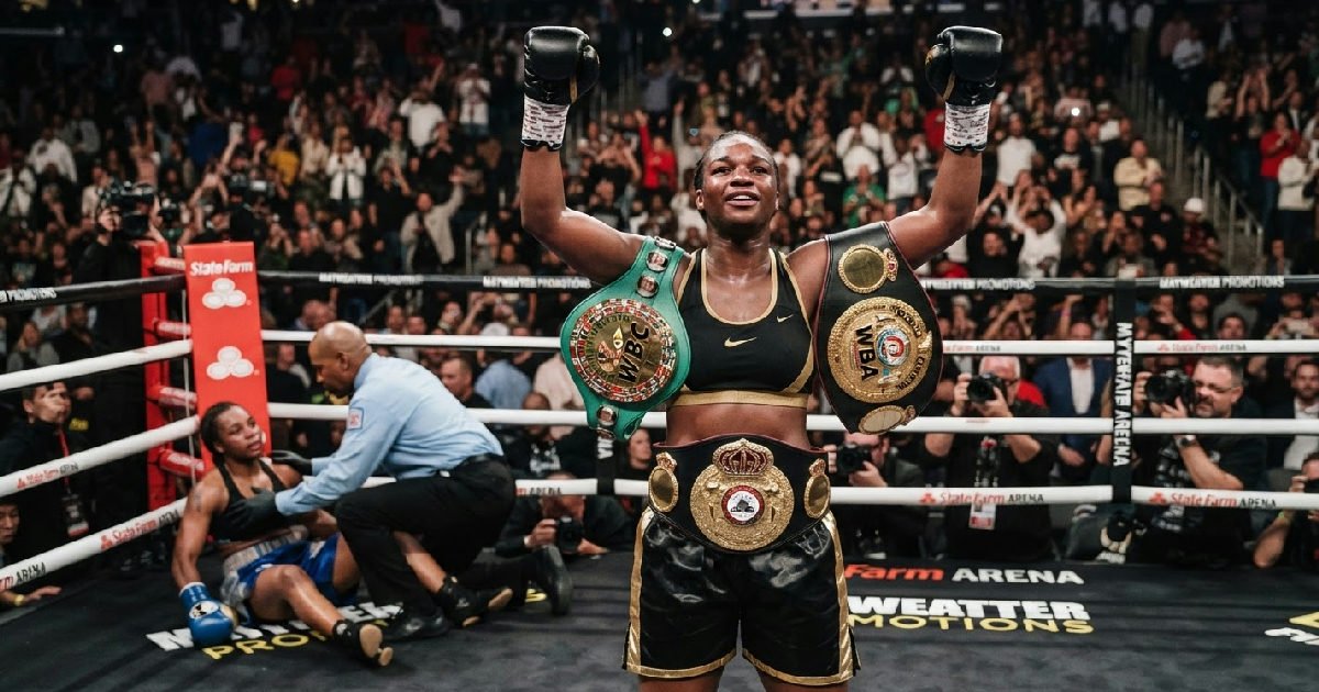Home 1 Claressa Shields historic TKO: Claressa Shields claims historic TKO, joins Roy Jones Jr. in boxing milestone