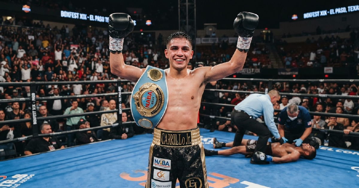 Home 1 Emmanuel Carrillo Jr. claims NABA featherweight title, stops Kenneth Taylor in second round