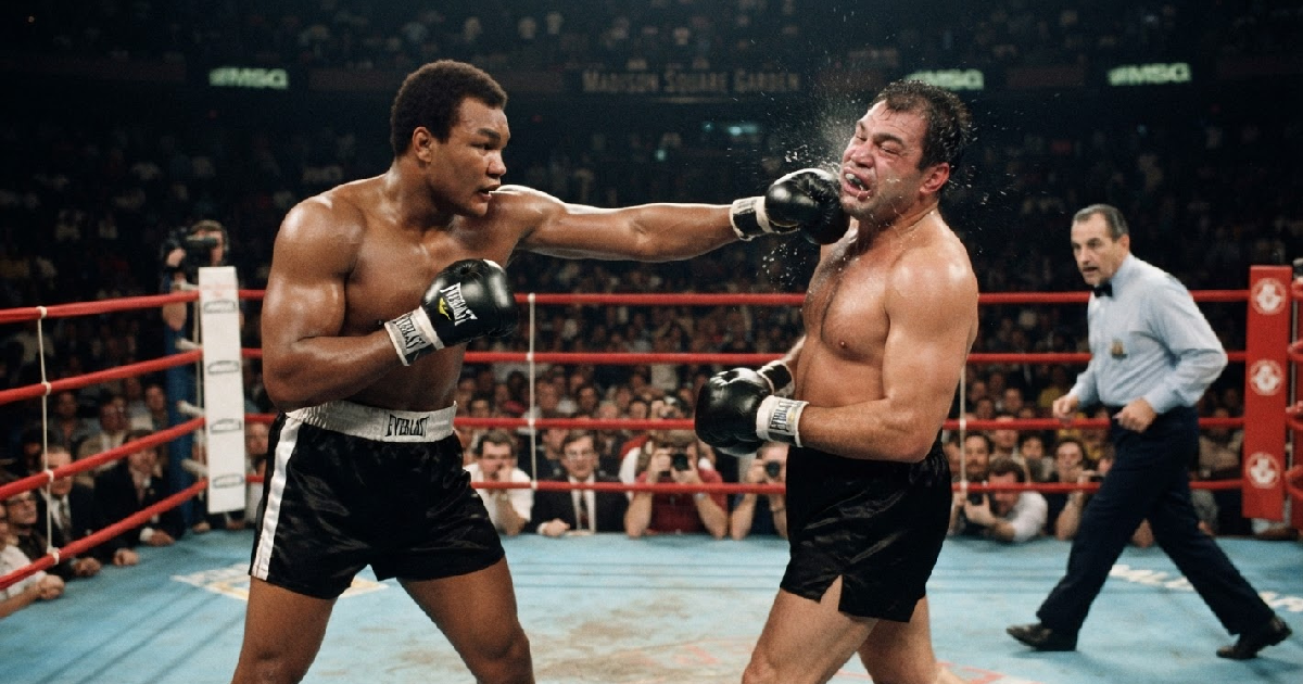 Foreman dominates Chuvalo in third-round TKO, stakes claim as heavyweight elite