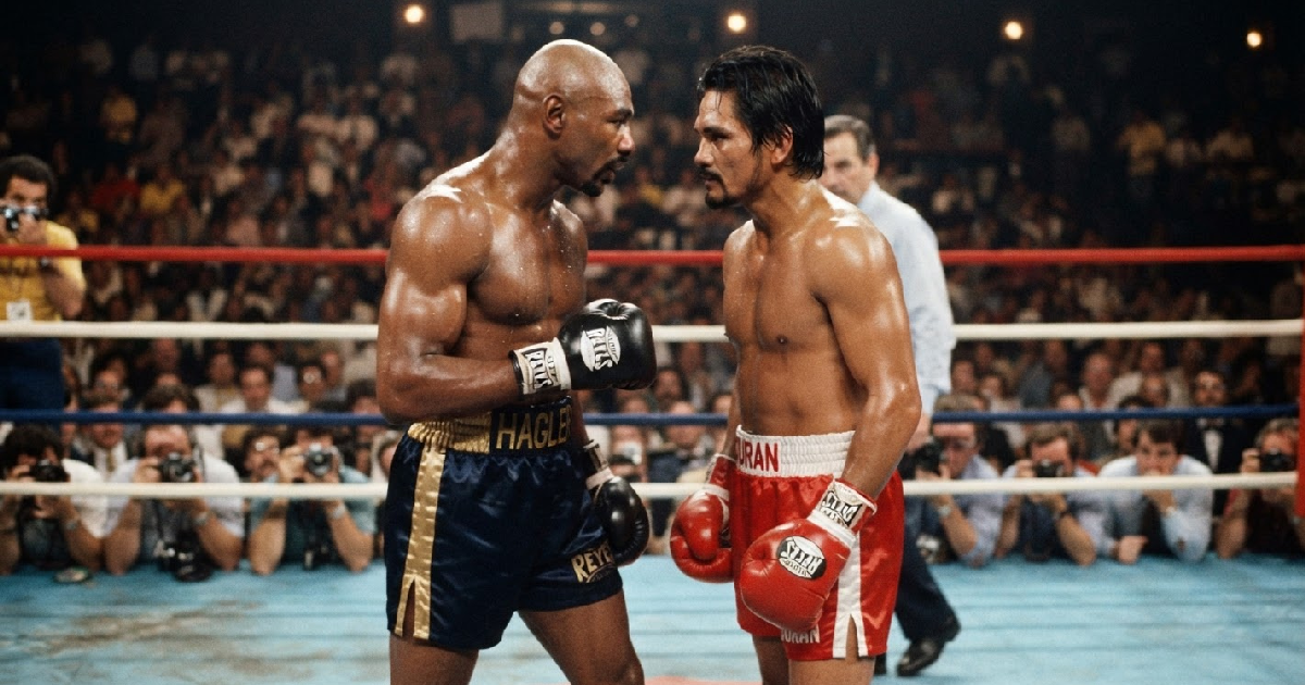 Marvin Hagler Roberto Duran: Marvin Hagler names Roberto Duran his best opponent