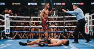Olympian Jahmal Harvey halts Hammet Kowany Keb del Valle with second-round knockout 2 Jahmal Harvey knockout: Olympian Jahmal Harvey halts Hammet Kowany Keb del Valle with second-round knockout