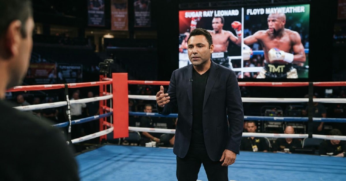 Oscar De La Hoya Floyd Mayweather: Oscar De La Hoya names Sugar Ray Leonard as fighter who beats Floyd Mayweather