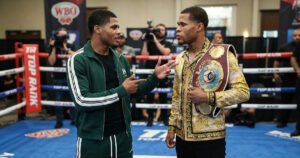 Shakur Stevenson Devin Haney: Stevenson dares Devin Haney: Face KO artist Ennis