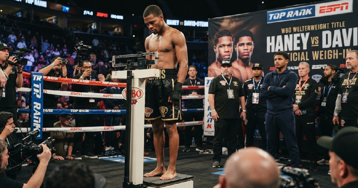 Keyshawn Davis withdrawal: Shakur Stevenson weighs in on Keyshawn Davis’s surprising welterweight title withdrawal
