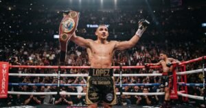 Teofimo Lopez targets third division title against Rolando Romero