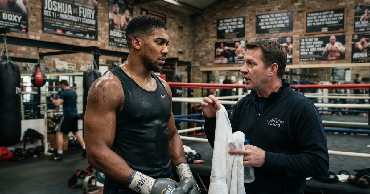 anthony joshua hires ben davison for tyson fury fight