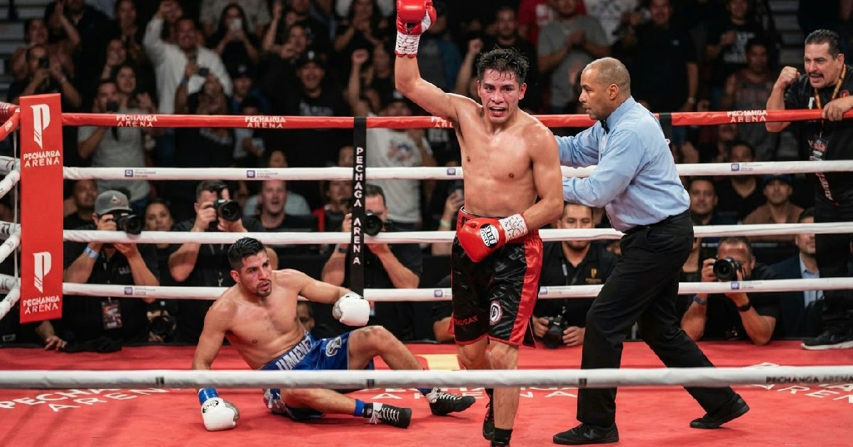 Daniel Blancas Sergio Jimenez: Daniel Blancas stops Sergio Jimenez in seventh round