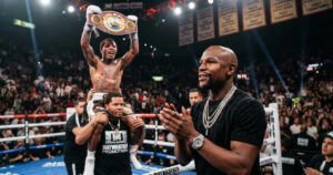 Floyd Mayweather Jr. Calls Gervonta Davis a 'Magician' Ahead of Frank Martin 2 Floyd Mayweather Gervonta Davis: Floyd Mayweather Jr. Calls Gervonta Davis a 'Magician' Ahead of Frank Martin