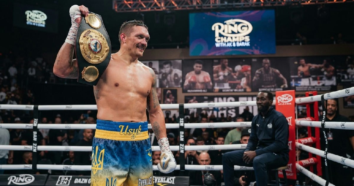 Oleksandr Usyk GOAT: Heavyweight king Oleksandr Usyk declares Terence Crawford the boxing 'GOAT